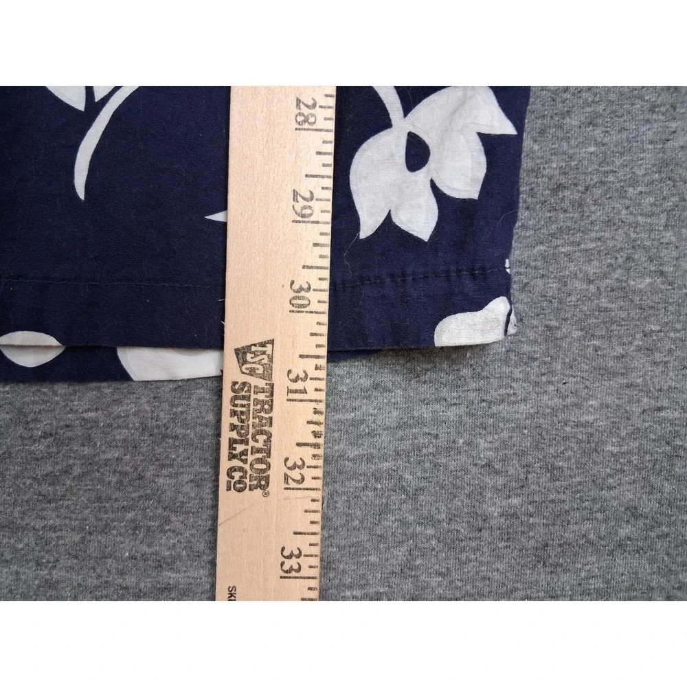 RJC Mens Shirt Large Blue Floral Tropical Hawaiian USA Made‎ VTG Resort